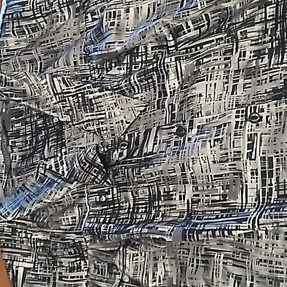 Addition Elle Tops - (3/$25) Silky Patterned Blouse